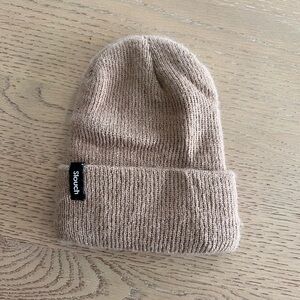 Slouch tan infant beanie